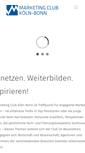 Mobile Screenshot of marketingclub-koelnbonn.de